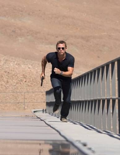 James Bond em ação, no filme 007 - Quantum of Solace, de 2008