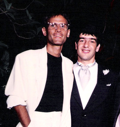 Cazuza e George Israel em 1988