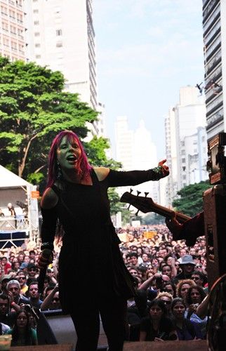 Baby do Brasil em 2009, em São Paulo (foto tirada para o documentário Baby, do Brasil ou Apocalipse)