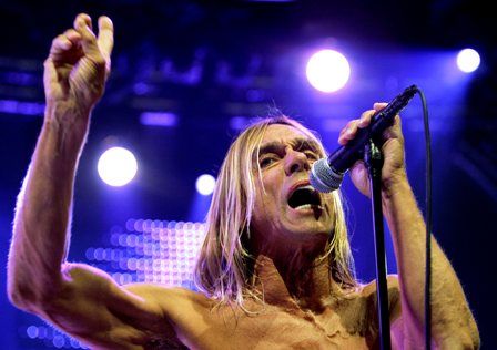 Iggy Pop em 2006, no show realizado no Montreux Jazz Festival, em Montreau, França