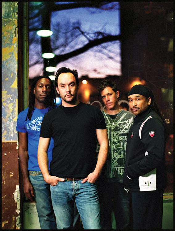 FOLGA À VISTA Os fãs da Dave Matthews Band precisam aproveitar: para o ano que vem, o vocalista (à frente) já decretou férias