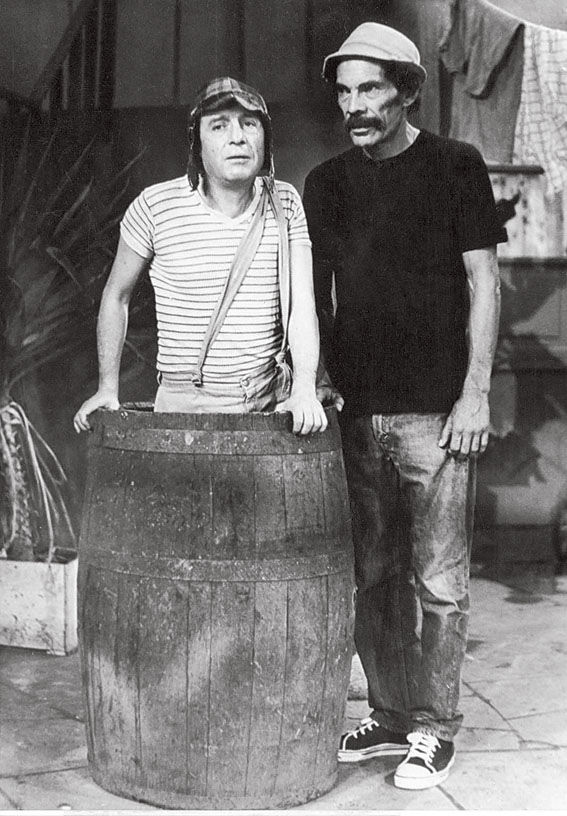 AMIGOS EM CONFLITO Chaves e Madruga em conversa quase amistosa