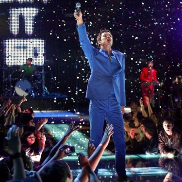 OK Go se apresentando no VMB 2010