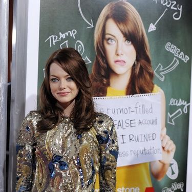 Emma Stone na première de Easy A: atriz poderá ser a próxima Mary Jane