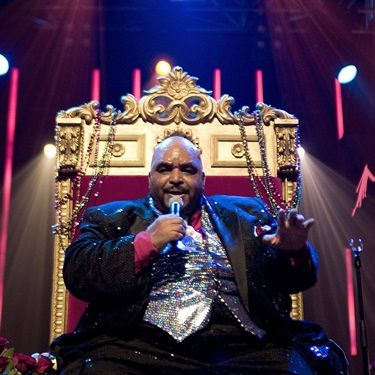 Solomon Burke no Montreux Festival, na Suíça, em julho de 2009