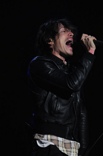 Brandon Boyd, vocalista do Incubus, em show no SWU