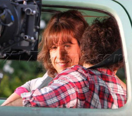 Adam Sandler é fotografado no set de Jack and Jill