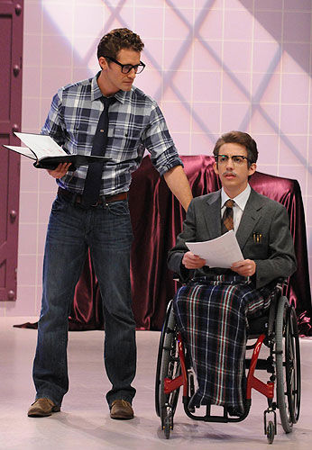 Elenco de Glee é fotografado no episódio especial em homenagem ao The Rocky Horror Picture Show