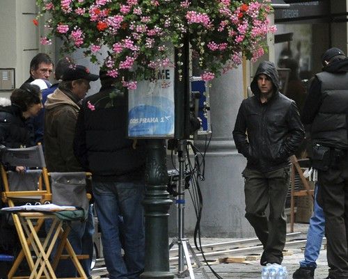 Tom Cruise em outubro de 2010, no set de filmagens de Mission: Impossible - Ghost Protocol