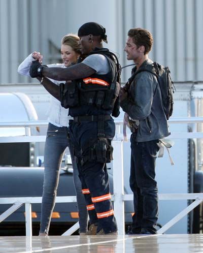 Imagem dos bastidores de Transformers: Dark of the Moon