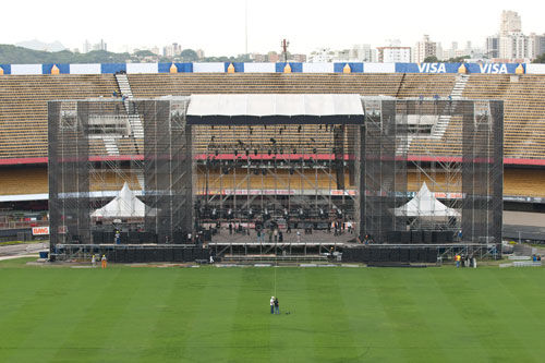Estrutura, com 26 metros de altura, já está quase pronta