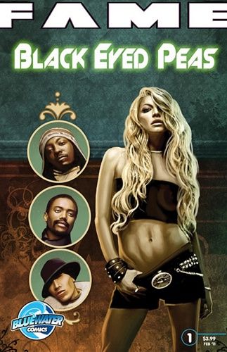 A capa de Fame: The Black Eyed Peas, biografia do grupo em quadrinhos que será lançada em fevereiro de 2011