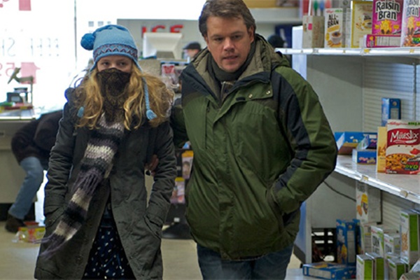 O ator Matt Damon em cena de Contagion