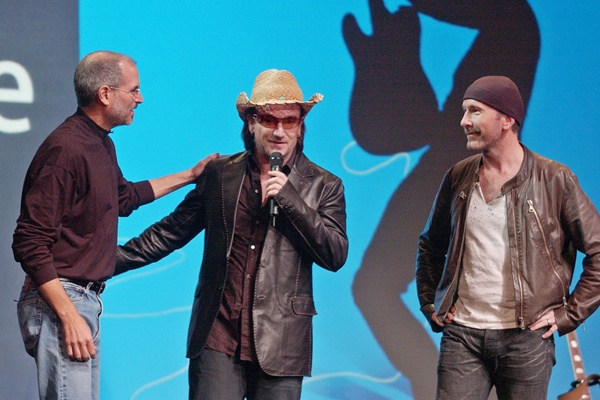 Steve Jobs e U2