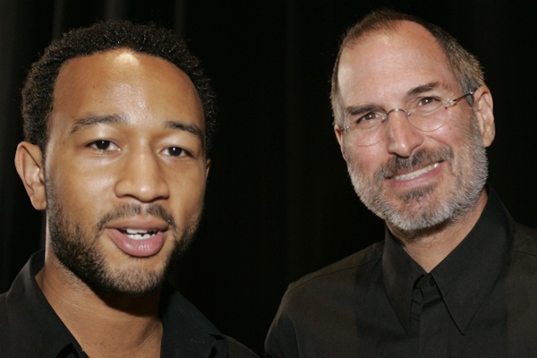 Steve Jobs e John Legend
