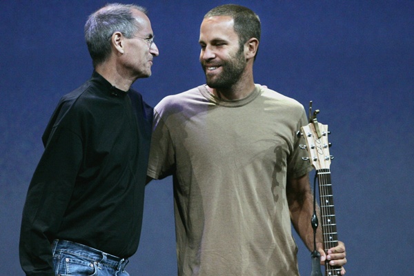 Steve Jobs e Jack Johnson