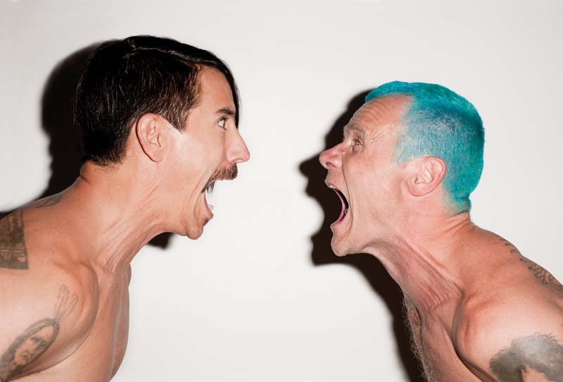 Kiedis e Flea em 21 de julho de 2011