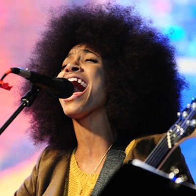 A baixista e cantora Esperanza Spalding no Rock in Rio