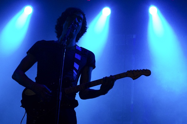Gary Lightbody, vocalista do Snow Patrol, em show no Rock in Rio