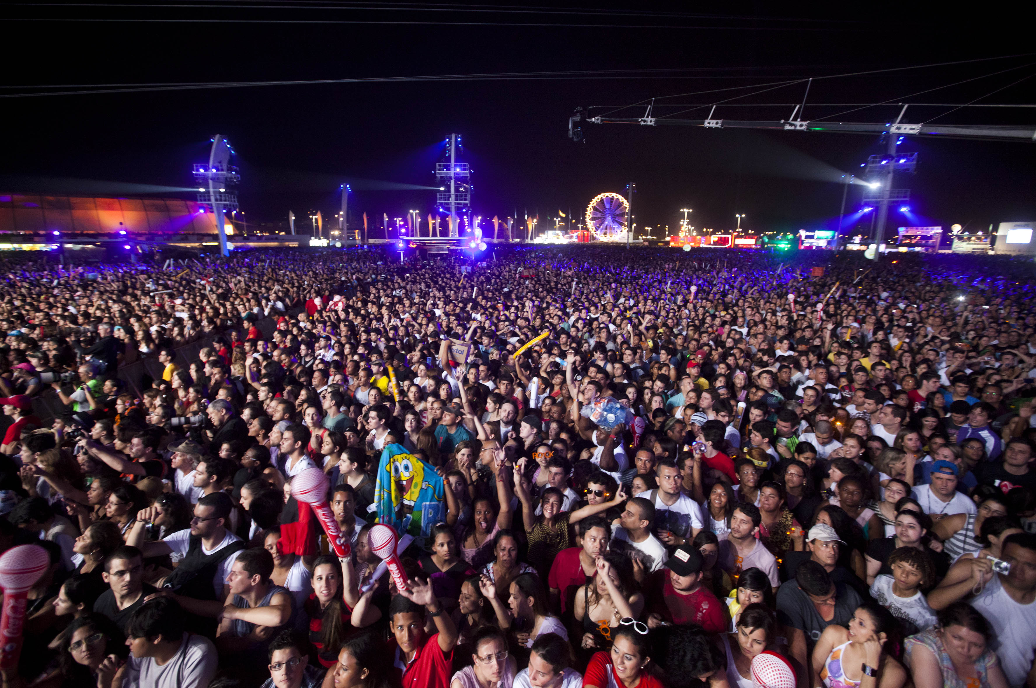 O público do Jota Quest no Rock in Rio