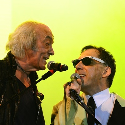 Arnaldo Antunes e Erasmo Carlos fecharam o line-up de apresentações do Palco Sunset neste sábado, 1. A dupla abriu o show com "Iê Iê Iê", com os músicos Marcelo Jeneci e Curumin na banda de apoio.