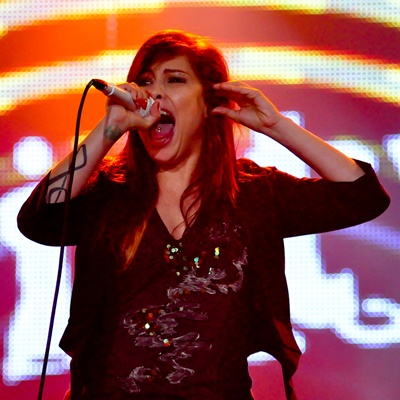 Pitty foi a última atração brasileira a se apresentar no Palco Mundo do Rock in Rio neste domingo, 2. A cantora baiana abriu seu setlist com "Anacrônico"