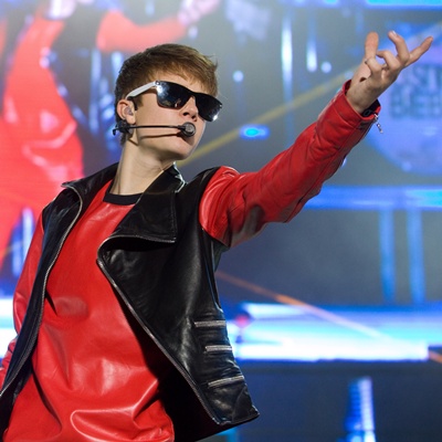 Justin Bieber durante show no Estádio do Morumbi neste sábado, 8
