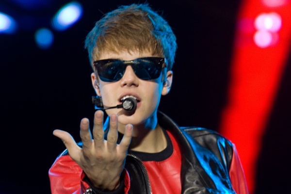 Justin Bieber durante show no Estádio do Morumbi neste sábado, 8