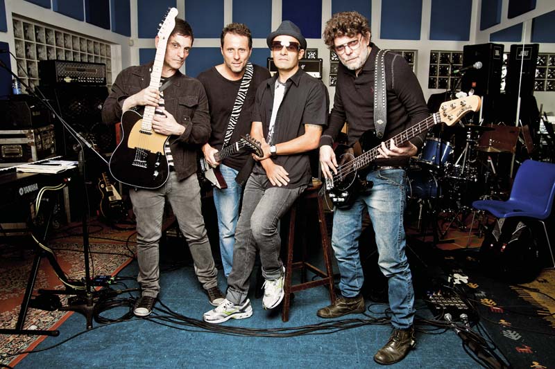 SEM REPETIÇÃO (A partir da esq.) Miklos, Belotto, Brito e Mello: eles não abrem mão de novas músicas