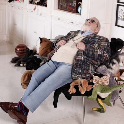 MOMENTO LÚDICO Jô Soares relaxa no cantinho dos brinquedos