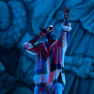 Kanye West fez show de duas horas do SWU