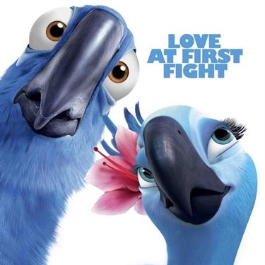 Blu e Jewel, os últimos de sua espécie e protagonistas da aventura