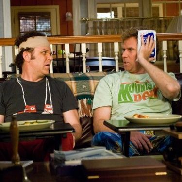 John C. Reilly e Will Ferrell em cena de Quase Irmãos: papel pode render disco de rap gravado pelos atores