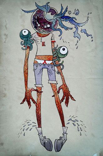 Desenho de Jamie Hewlett mostra a nova integrante virtual do Gorillaz