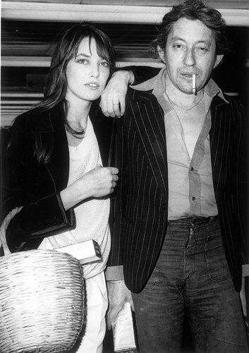 Serge ao lado de Jane Birkin