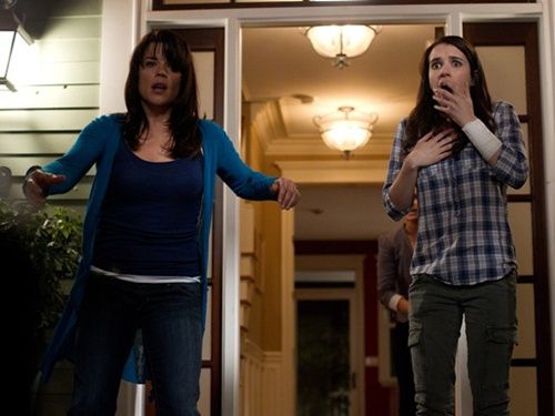 Sidney Prescott (Neve Campbell) retorna a Woodsboro