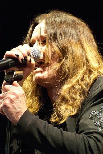 Ozzy Osbourne no show realizado em São Paulo no último sábado, 2