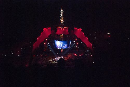 O palco do U2 durante a apresentação realizada em São Paulo no último domingo, 10