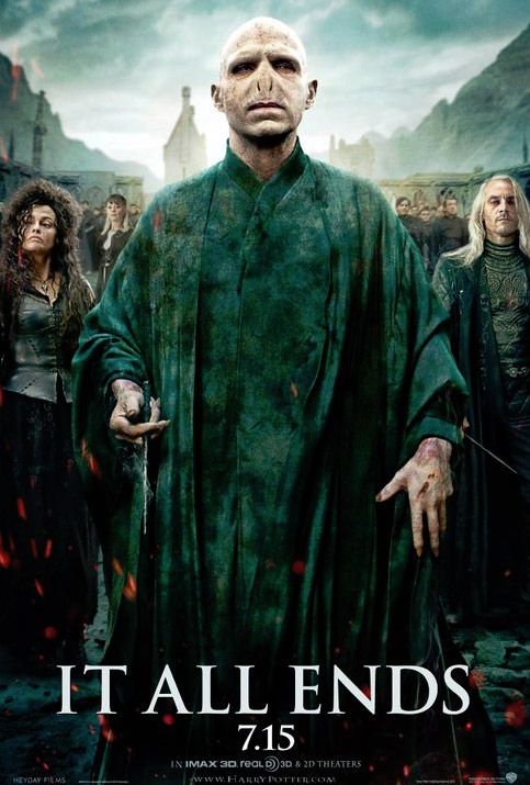 Lord Voldemort aparece em novo cartaz de Harry Potter e as Relíquias da Morte: Parte 2