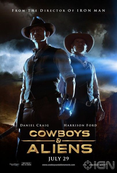 Cowboys & Aliens tem cartaz divulgado
