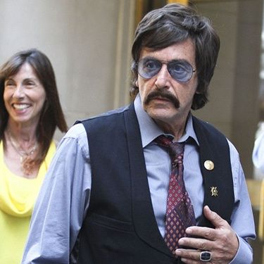 Al Pacino no set, como Phil Spector