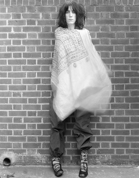 Patti Smith por Robert Mapplethorpe, parte da mostra I Am a Cliché