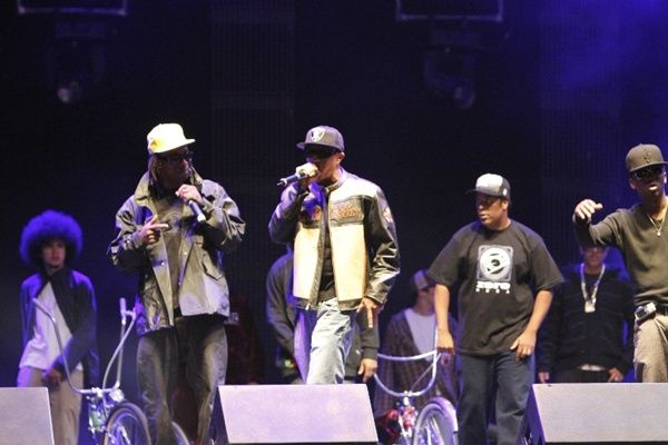 Show do Racionais MC's durante o Black na Cena