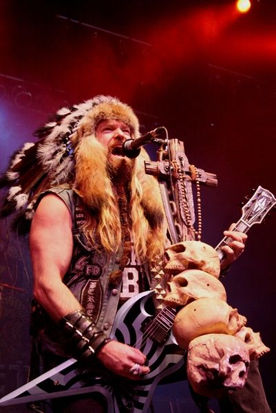 Zakk Wylde abrindo o show do Black Label Society no último sábado, 13