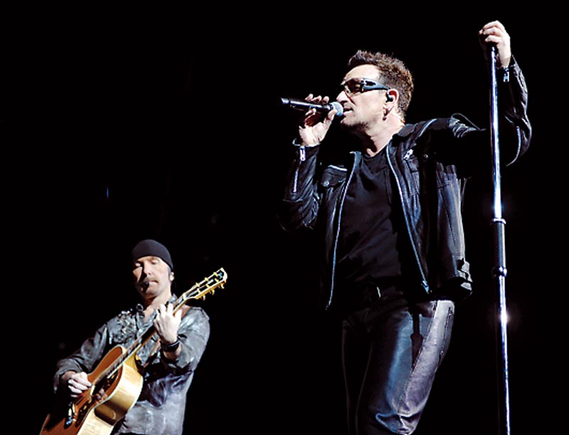 GRANDIOSOS  U2 fez a maior turné de todos os tempos