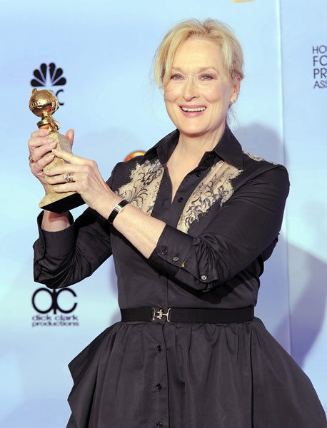 Meryl Streep no Globo de Ouro