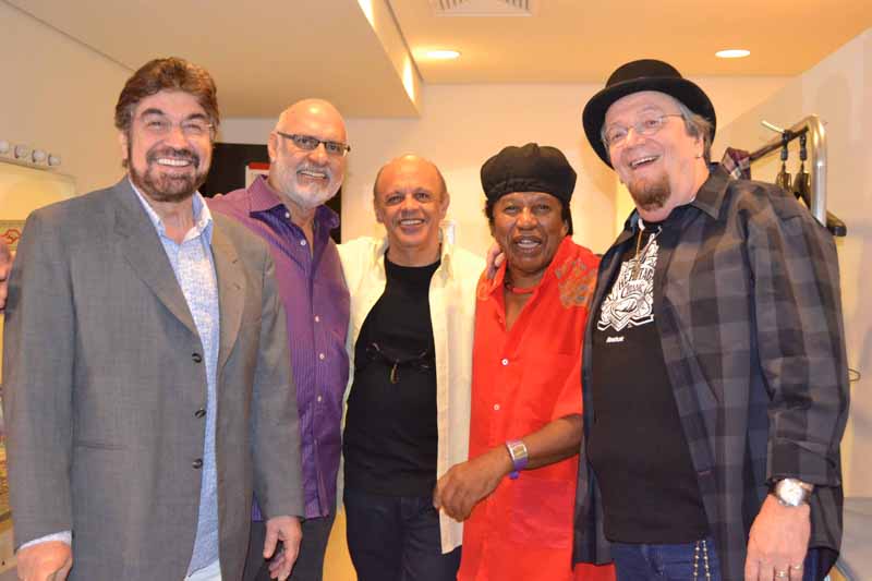 Da esquerda para a direita: Wagner Tiso, Luiz Alves, Nivaldo Ornelas, Robertinho Silva e Tavito