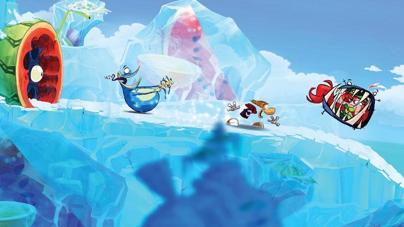 MIL CORES  Rayman Origins relembra tanto um desenho animado quanto um game
