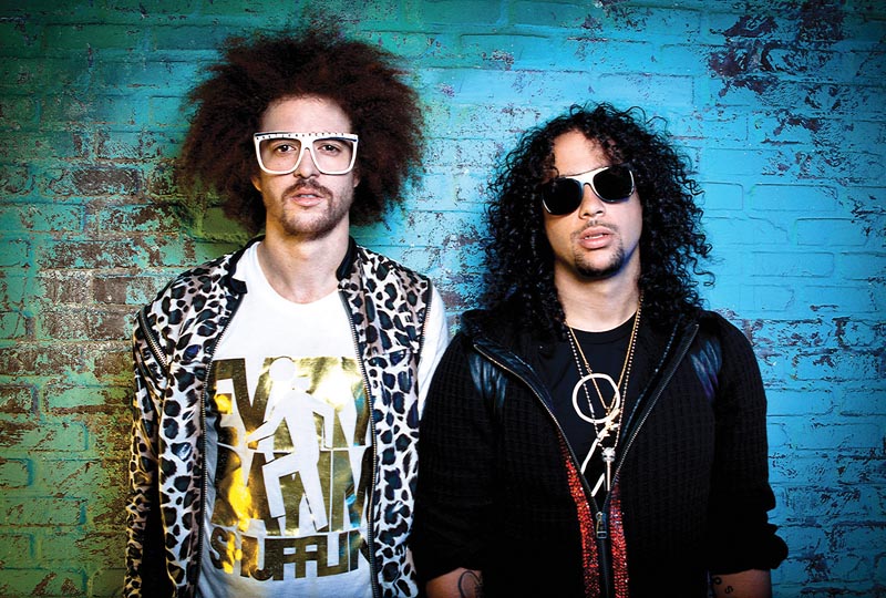ENTRE FAMOSOS  Redfoo (à esq.) cresceu entre lendas da música