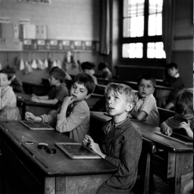Robert Doisneau - "L'information scolaire"